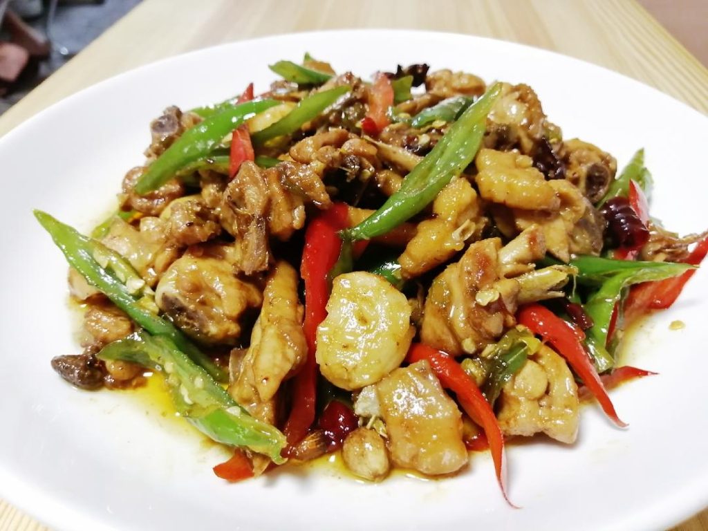 Braised Chicken with Peppers