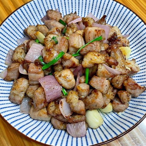 Crispy Garlic Pork Bites