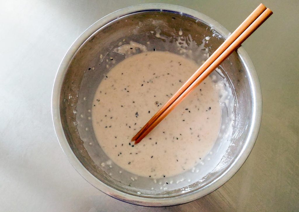 Make the Sesame Batter