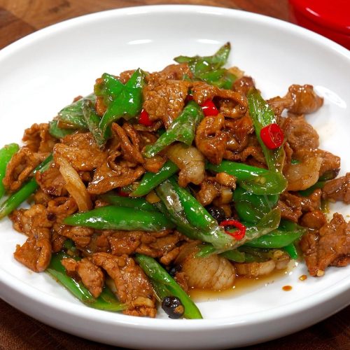 Stir-Fried Pork with Peppers