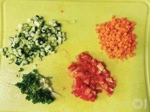 Dice the Vegetables