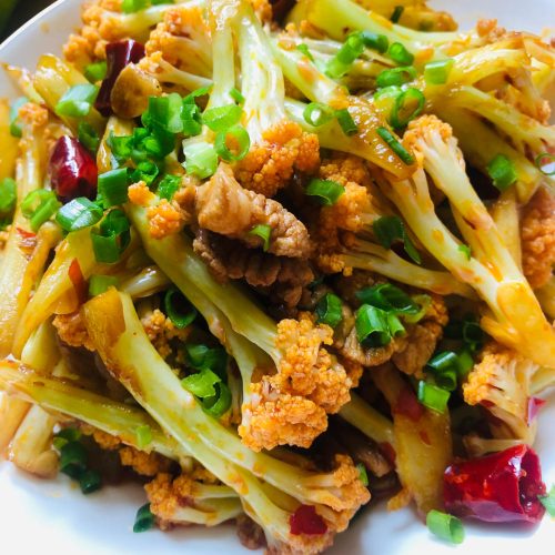 Sichuan Dry Pot Cauliflower
