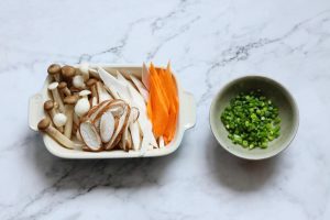 Prep the Rice and Ingredients