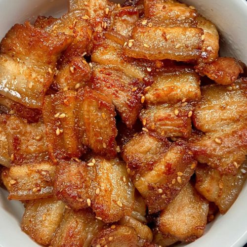 Pan-Fried Pork Belly