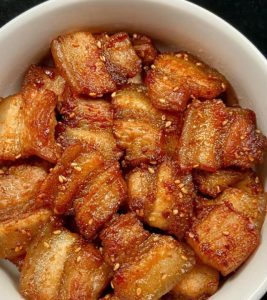 Serve Pan-Fried Pork Belly