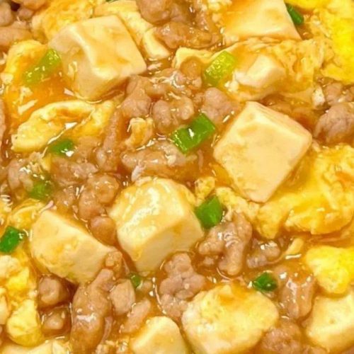 Pork and Egg Tofu Stir-fry