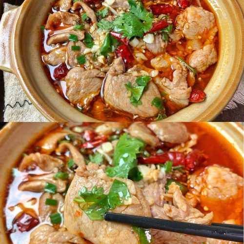 Sichuan Boiled Pork Slices