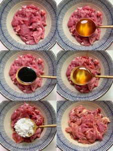 Prep and Marinate the Pork (Velveting)