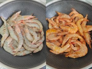 Sear Shrimp & Render Oil