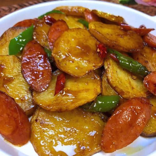Sizzling Dry Pot Potato Slices