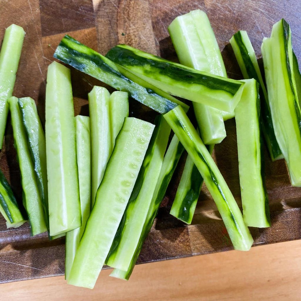 Prepare the Cucumbers