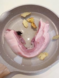 Par-boil the Pork