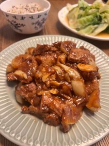 Apple Braised Pork Steaks