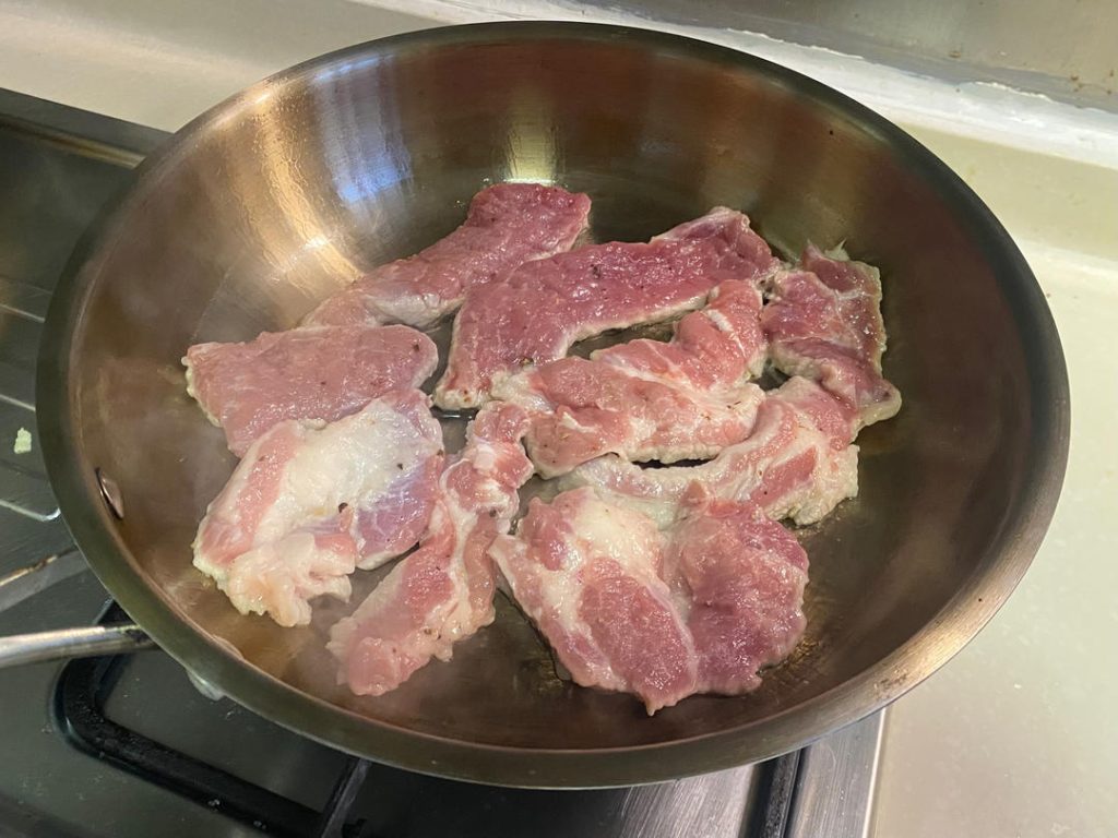 Pan-Fry the Pork