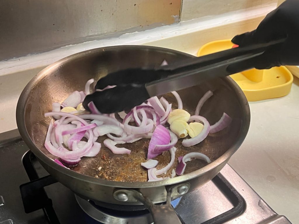 Sauté Aromatics and Apple