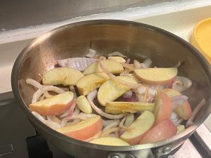 Sauté Aromatics and Apple