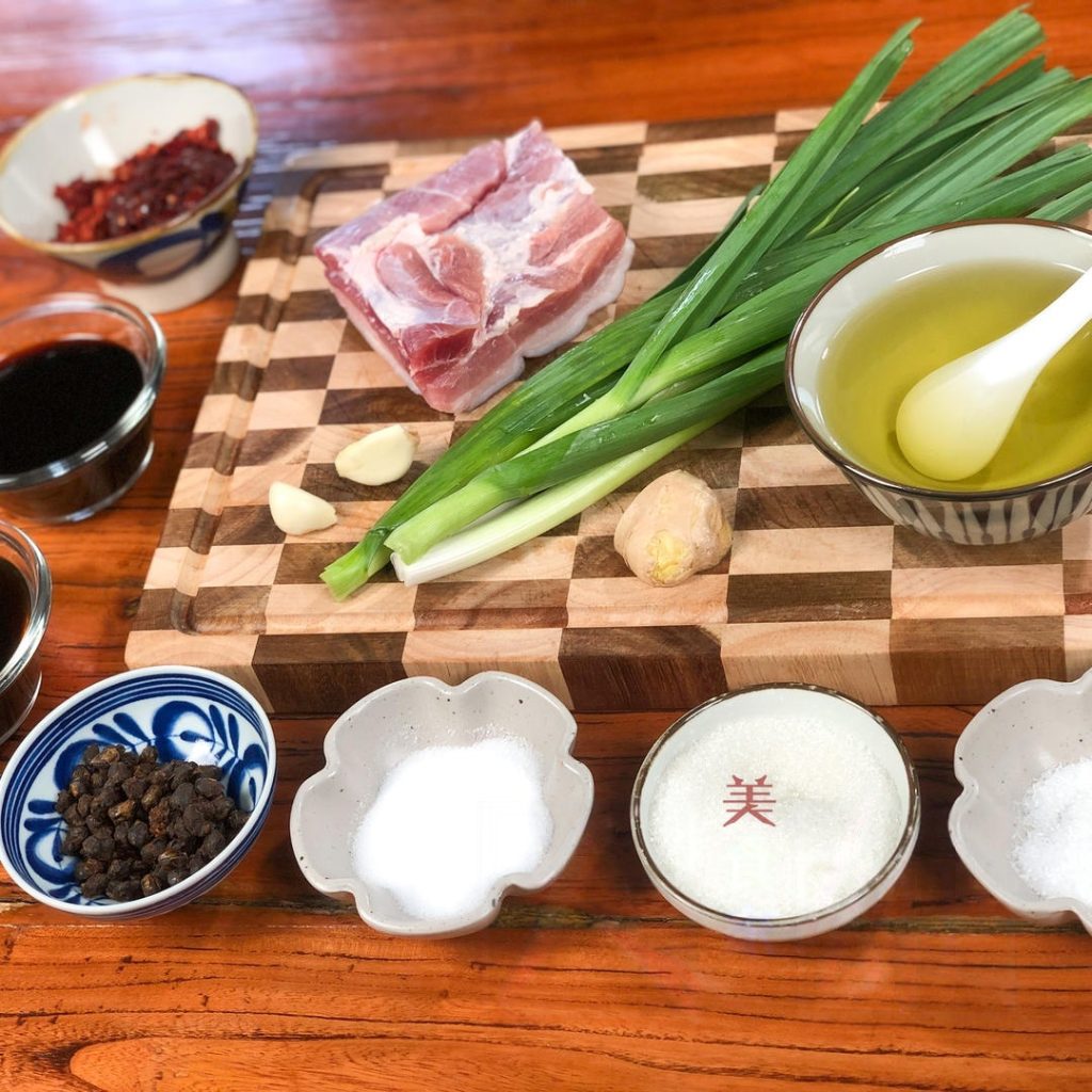 Gou Rou Authentic Twice-Cooked Pork (Hui Guo Rou) with Green Garlic - Woks of Love