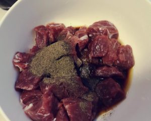 Marinate the Beef