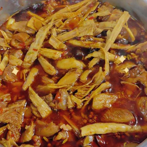 Braised Beef Brisket with Dried Bamboo Shoots