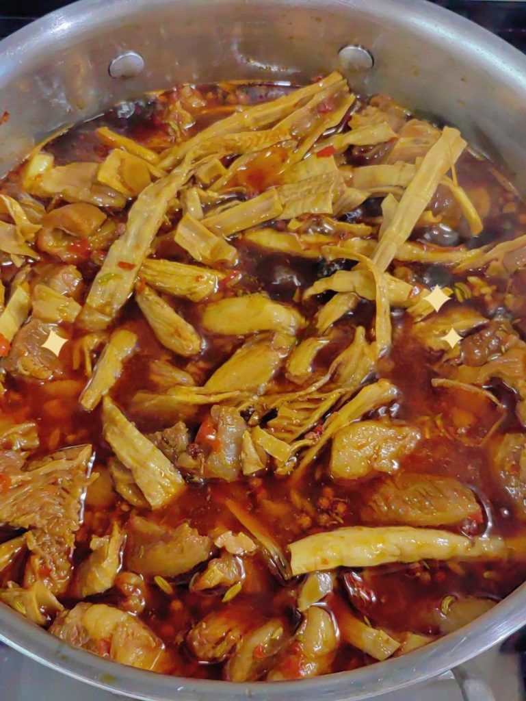 Braised Beef Brisket with Dried Bamboo Shoots (Sun Gan Shao Niu Nan)