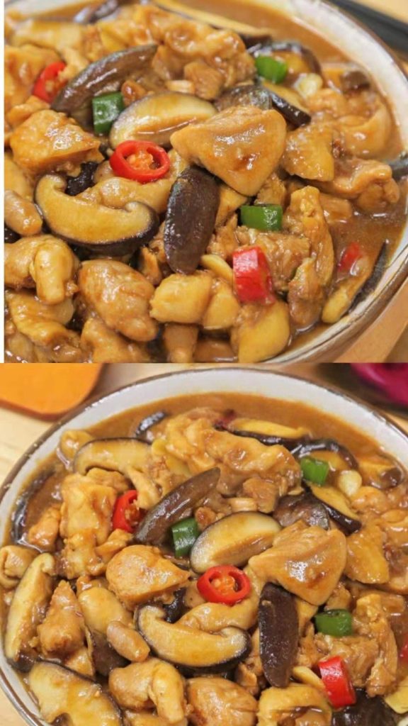 Braised Chicken with Mushrooms
