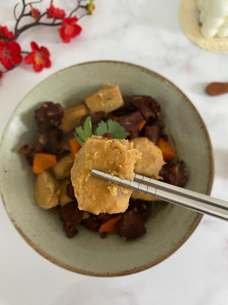 Braised Lamb with Taro