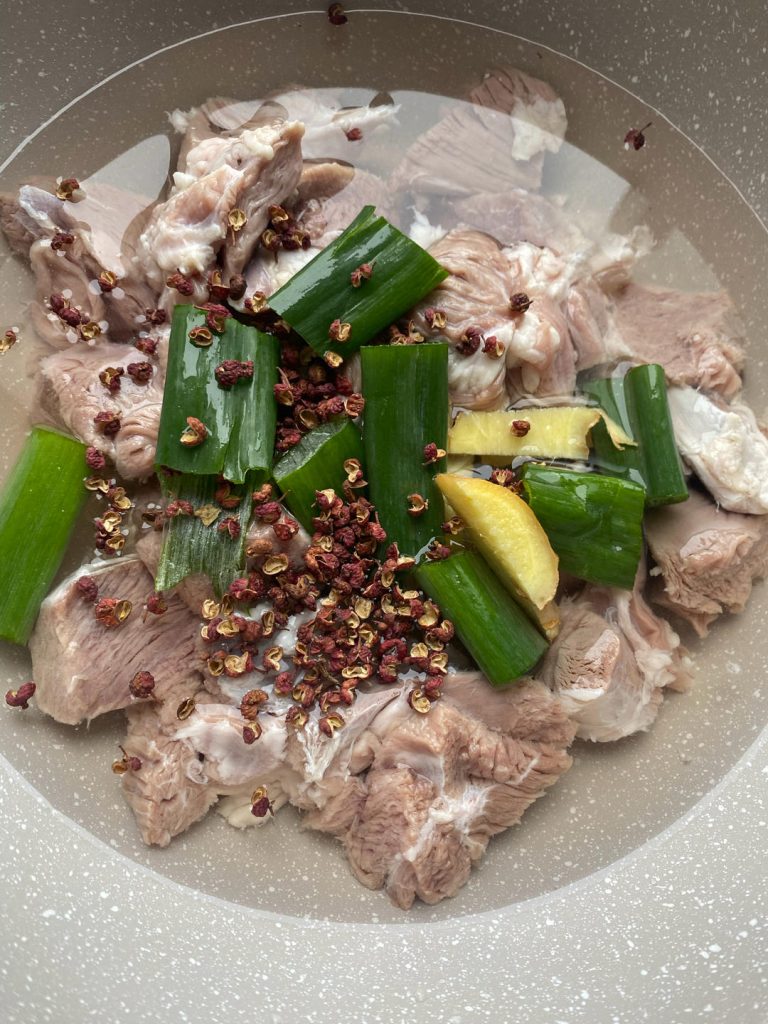 Prep and Blanch the Lamb