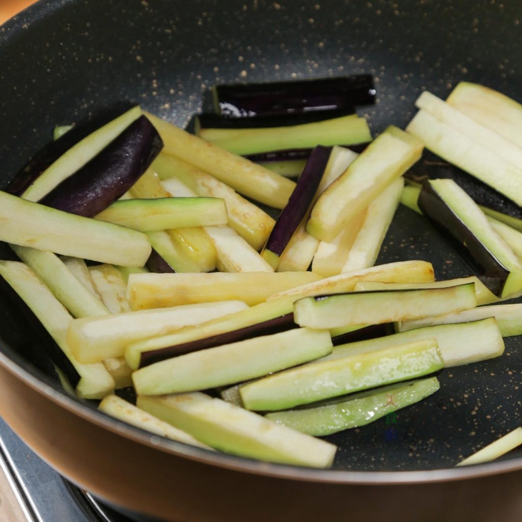 Sear the Eggplant