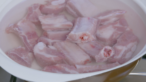 Blanch the Ribs