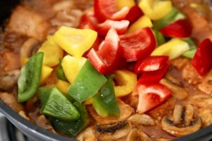 Add Peppers and Reduce