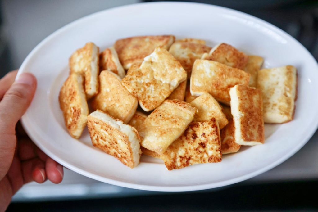 Pan-Fry the Tofu