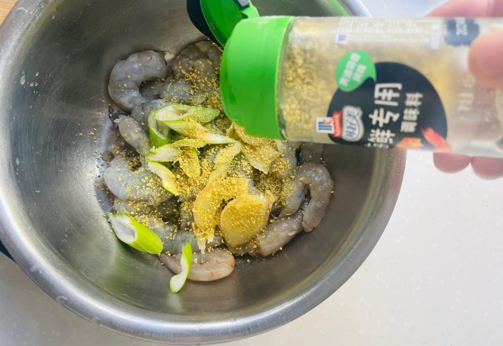 Prepare and Marinate the Shrimp