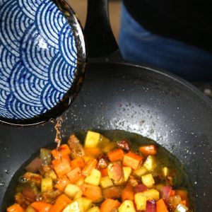 Season and Stew Bring the mixture to a boil, then reduce heat to low.