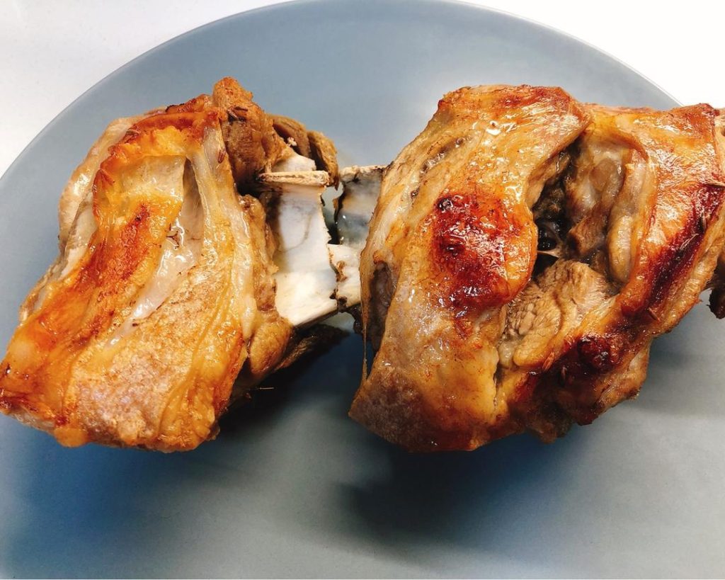 Oven Roasted Lamb Leg