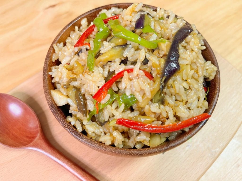 Eggplant Fried Rice