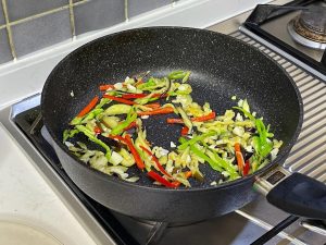 Cooking the Peppers