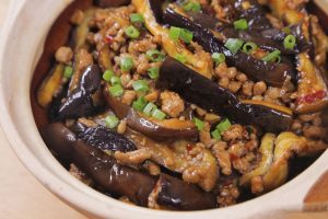 Fish-Fragrant Eggplant Clay Pot