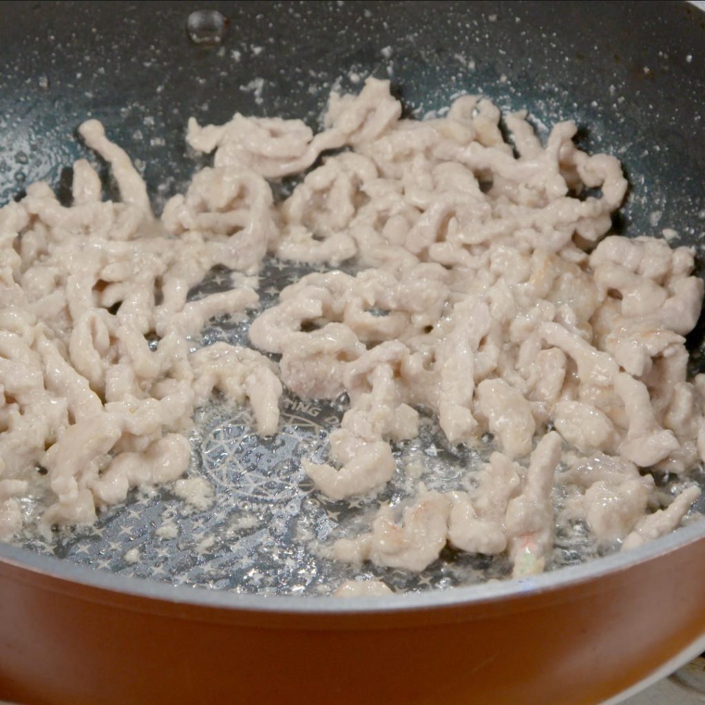 Stir-fry the Pork