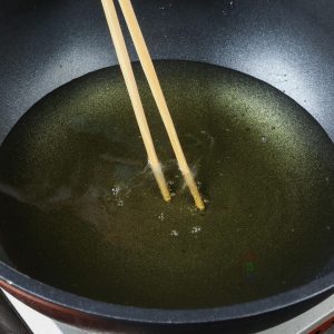 Frying the Meatballs