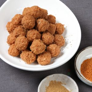 Fried Pork and Tofu Meatballs