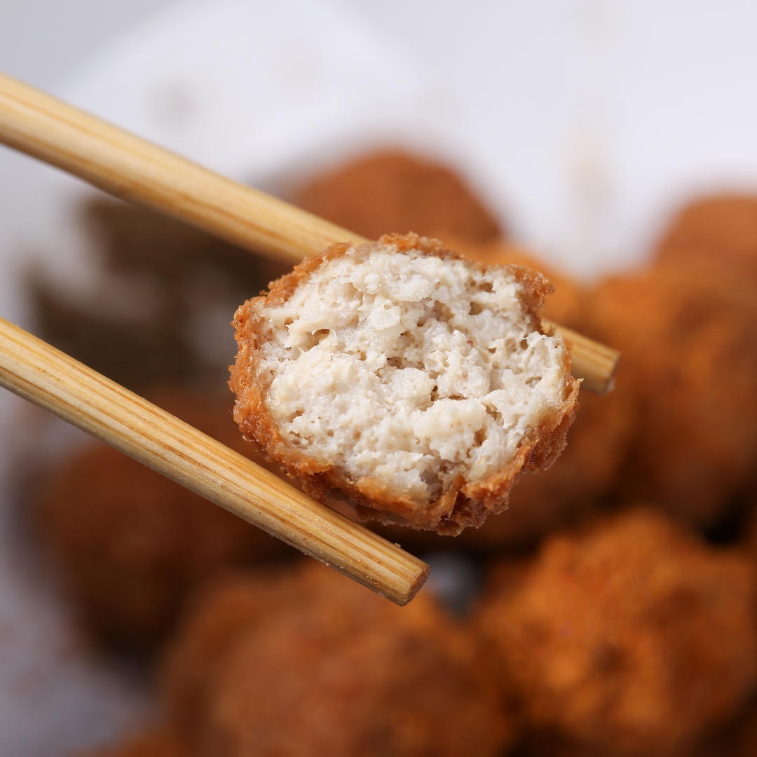 Fried Pork and Tofu Meatballs
