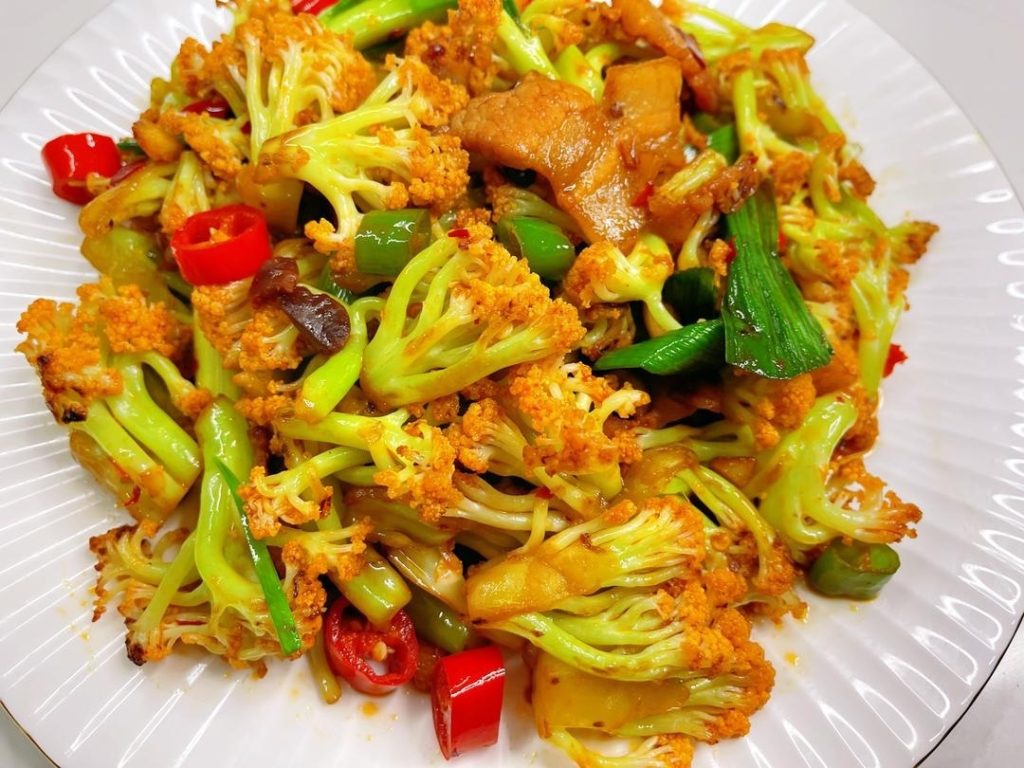 Sichuan Dry Pot Cauliflower