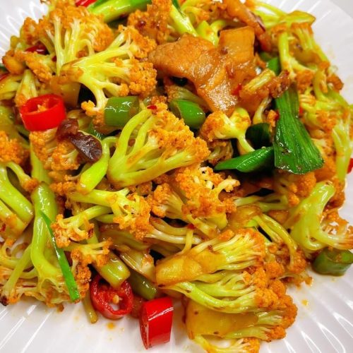 Sichuan Dry Pot Cauliflower
