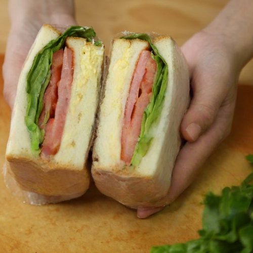 Hong Kong Style Egg and Ham Sandwich