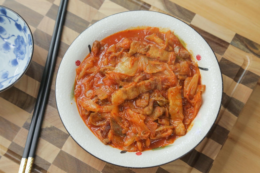 Kimchi Pork Belly Stir-fry