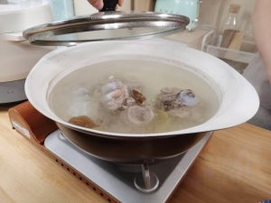 Simmer the Soup Base