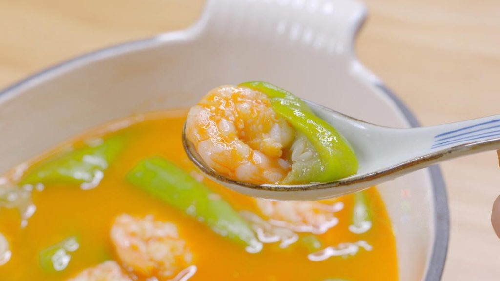 Luffa and Shrimp Soup