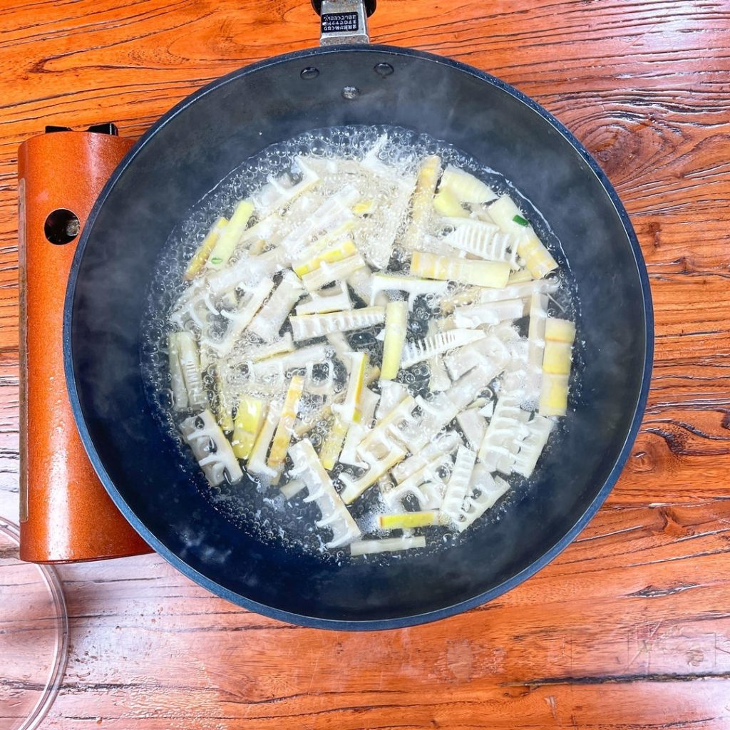 Blanch the Bamboo