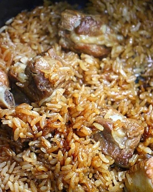 Combine in Rice Cooker