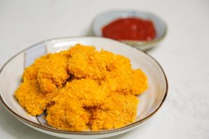 Oven-Baked Popcorn Chicken (Ji Mi Hua)